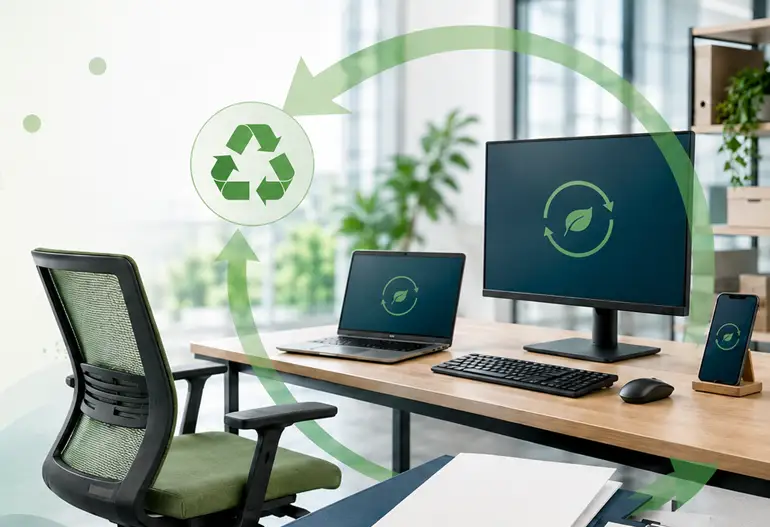 Zirkuläre Beschaffung: Gebrauchtmöbel & Refurb-IT werden vergabefähig